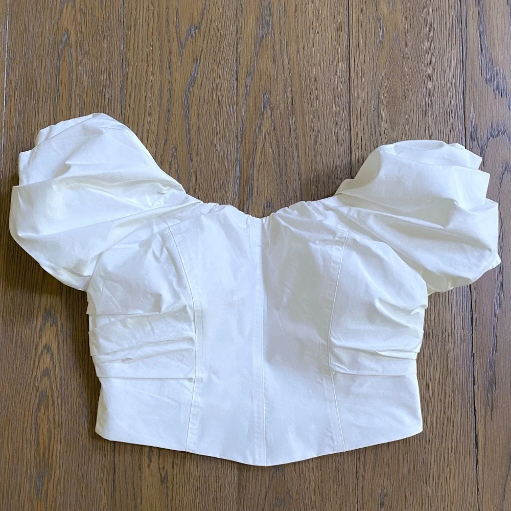 A.L.C. Nora Top White New With Tags US4